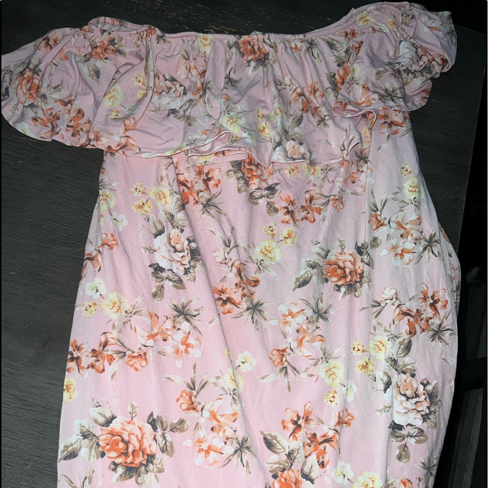 Pink Blush Maternity Dress